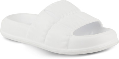 LNT FASHION Men Flip Flops(White , 5)