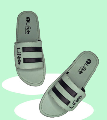 LifeO Men Slides(Green , 6)