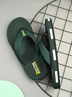 Doctor Health Super Soft Men Men's Orthopedic Slippers | Soft Cushion, Lightweight, Doctor Recommended Design Slippers(Green , 7)