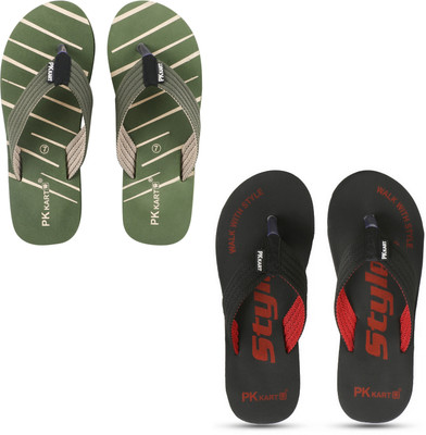 PKKART Men Slippers(Multicolor , 10)