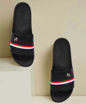 Shoe Mate Men Slides(Black , 10)