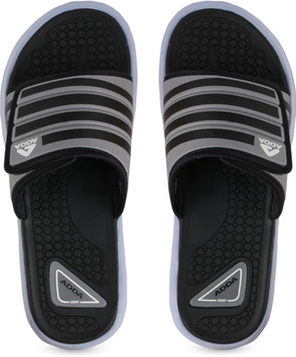 Adda Men Slides(Grey, Black , 10)