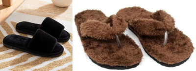 rexizone Women Slides(Grey, Brown , 4)