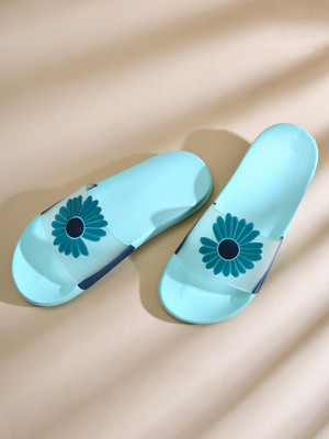 Impakto by Ajanta Women Slides(Blue , 3)