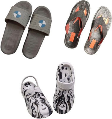 BLIBBERS Men Slippers(Multicolor , 9)
