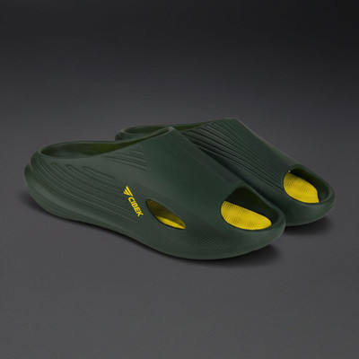 CIBEK Men Slides(Green , 8)