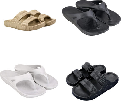house of common Men Slides(Multicolor , 7)