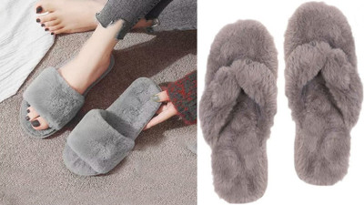 rexizone Women Slides(Grey, Grey , 7)