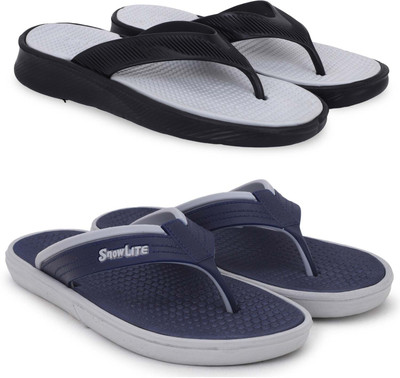 Kapani Fashion Men Slippers(Grey, Blue , 7)