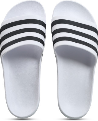 ADIDAS Men ADILETTE AQUA Slides(Multicolor , 9)