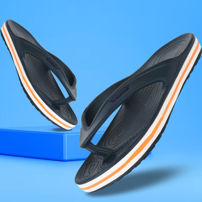 foot trends Men Slippers(Navy , 9)