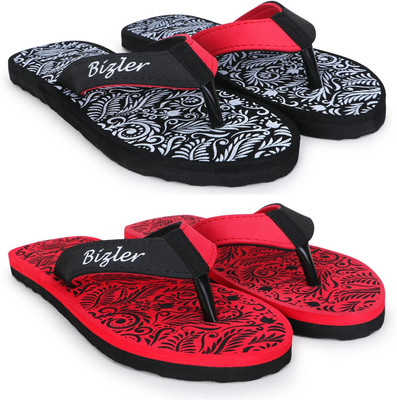 BIZLER Women Soft Ortho Slippers | Lightweight, Non-Slip & Stylish Daily Wear Slippers(Multicolor , 7)