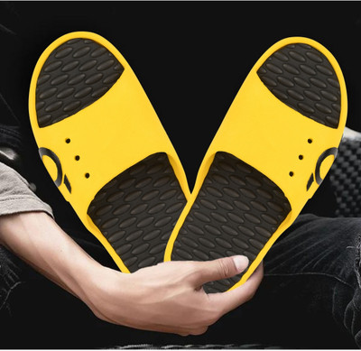 jootiyapa Men Slides(Yellow , 6)