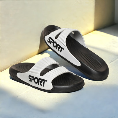 OMIKA Men Slides(Grey , 8)