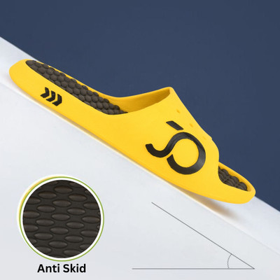 jootiyapa Men Slides(Yellow , 7)