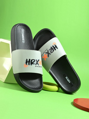 HRX by Hrithik Roshan Men Slides(Grey , 10)