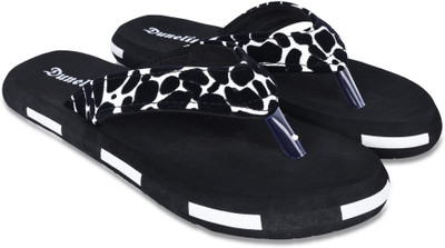 Dunelite Women Slippers(Black , 7)