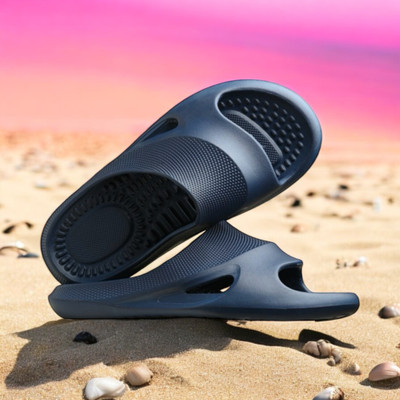 Feel alive Men Slides(Blue , 9)