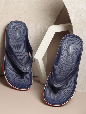 yoho Men Slippers(Navy , 8)