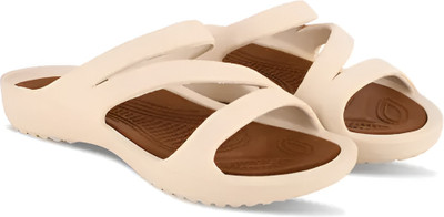 FASMANIA Women Slides(Beige , 4)