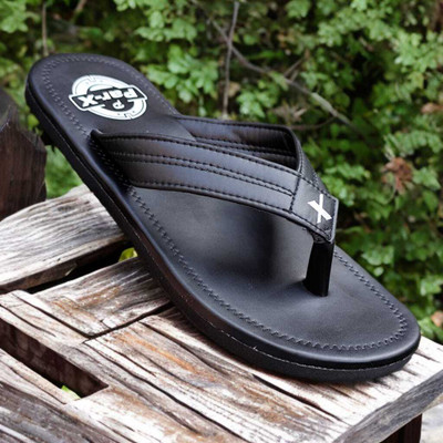 parx enterprises Men Flip Flops(Black , 10)