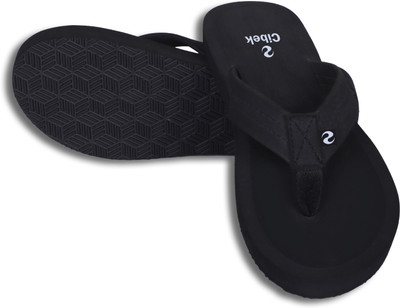 CIBEK Women Flip Flops(Black , 5)