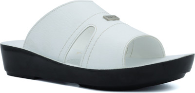 TREKIVA Men Premium Sandal Trendy Comfortable Flexible & Durable, Anti-Skid| TPG-3038 Slippers(White , 8)