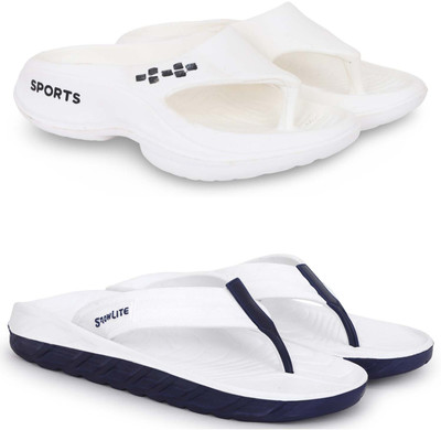 Pampy Angel Men Slippers(White, White , 7)