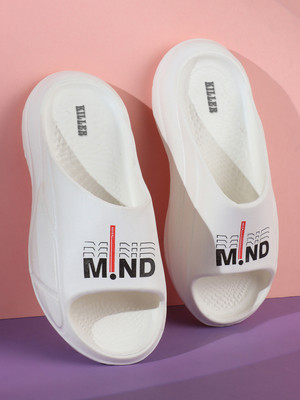 KILLER Men Slides(White , 7)