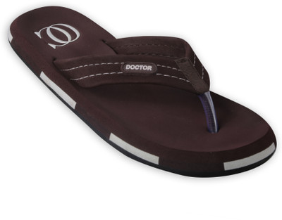 house of common Men Flip Flops(Maroon , 9)