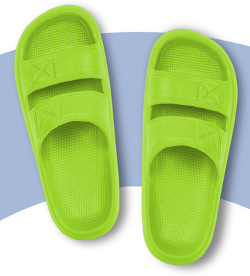 TieFit Men TieFit SuperLite and Breathable Soft Slide for Men Casual Daily Wear Slippers Slides(Green , 8)