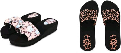 BOOMBEAUTY Women Slides(Multicolor , 4)