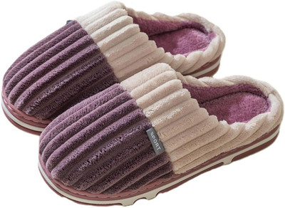 Mast & Harbour Women Flip Flops(Purple , 8)