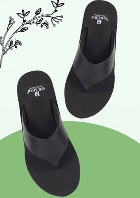 DR STTEP Men Slippers(Black , 9)