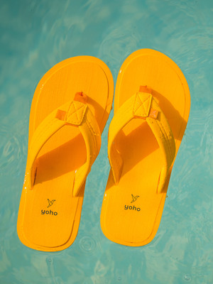 yoho Men Bubbles Men Ortho slippers |Soft and comfortable for Men Slippers(Yellow , 10)