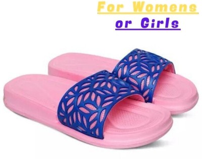 Caddim Women Slides(Pink , 8)