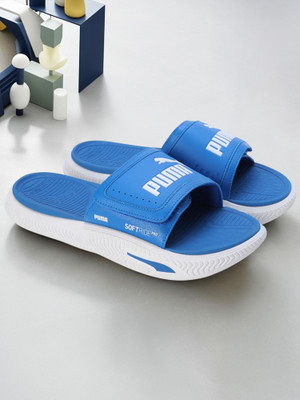 PUMA Men SoftridePro 24 V Res Slides(Blue , 8)