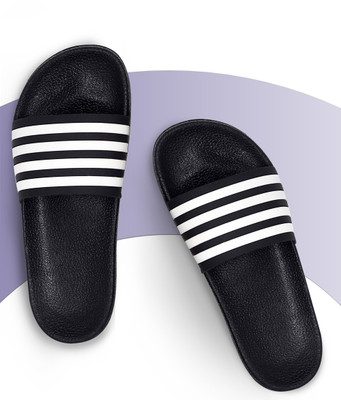 SUSON Men Slides(White , 6)