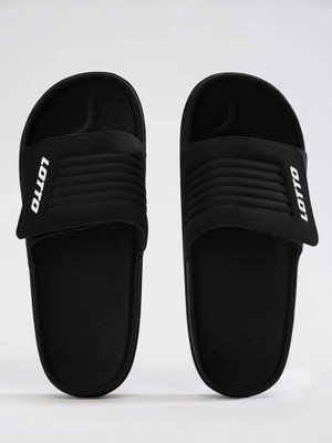 LOTTO Men Enduro X Slides(Black , 9)