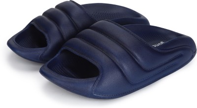 yoho Women Dolphy Women soft slides slipper with mild acupressure | Comfortable, stylish | Slides(Navy , 8)