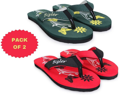 BIZLER Women Soft Ortho Slippers | Lightweight, Non-Slip & Stylish Daily Wear Slippers(Multicolor , 5)