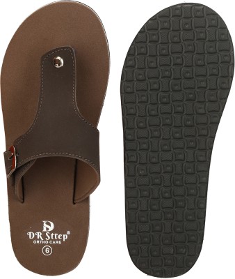 DR STTEP Women Slippers(Brown , 6)