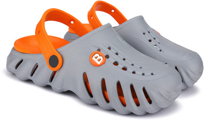 BERSACHE Boys Slip On Slipper Flip Flop(Grey , 7-8 Years)