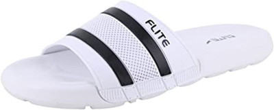 FLITE Men Slides(White , 8)