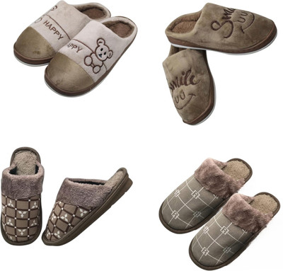 Mahi Enterprises Men Flip Flops(Beige, Brown, Beige, Beige , 10)