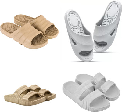 house of common Men Slides(Multicolor , 8)