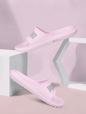 PUMA Men Slides(Pink , 6)