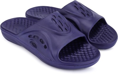 Vomoya Men Slides(Navy, Blue , 8)