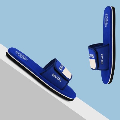 Belizza Men Slides(Blue , 8)