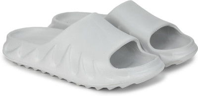 D-SNEAKERZ Men Slides(White , 6)
